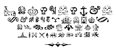 A Colonial 18th century style font called